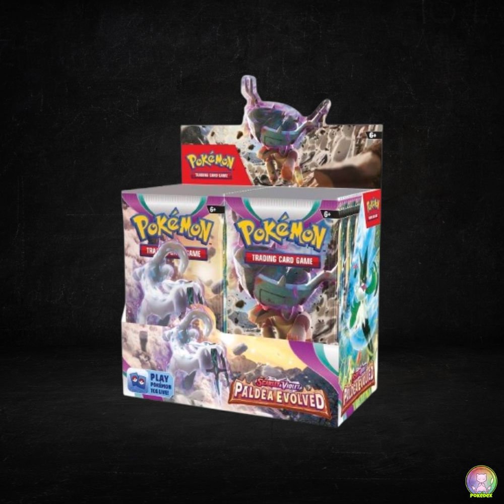 Pokmon TCG: Paldea Evolved Booster Box (36 Packs) Pokdex Pokmon TCG: Paldea Evolved Booster Box (36 Packs) Pokdex