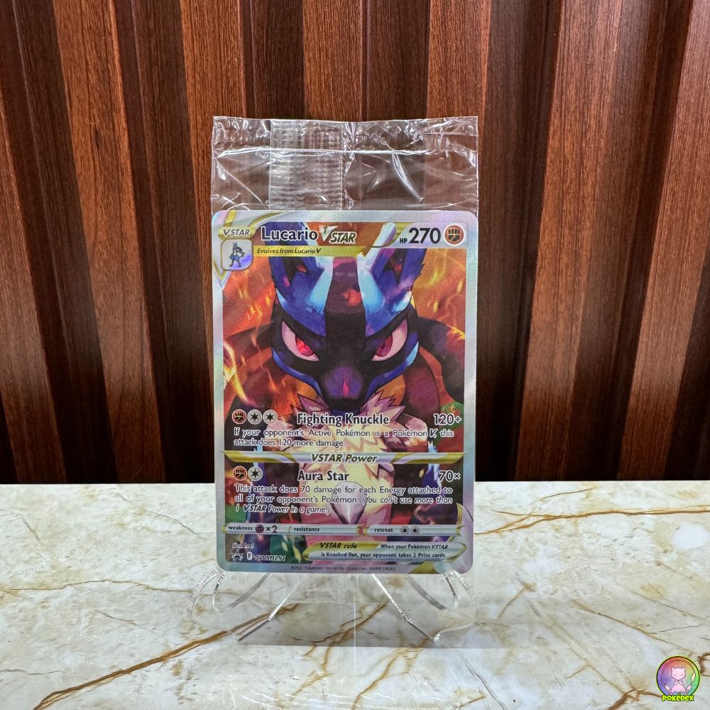 Pokmon PROMO Card | Lucario VSTAR #SWSH291 (Sealed) Pokdex Pokmon PROMO Card | Lucario VSTAR #SWSH291 (Sealed) Pokdex