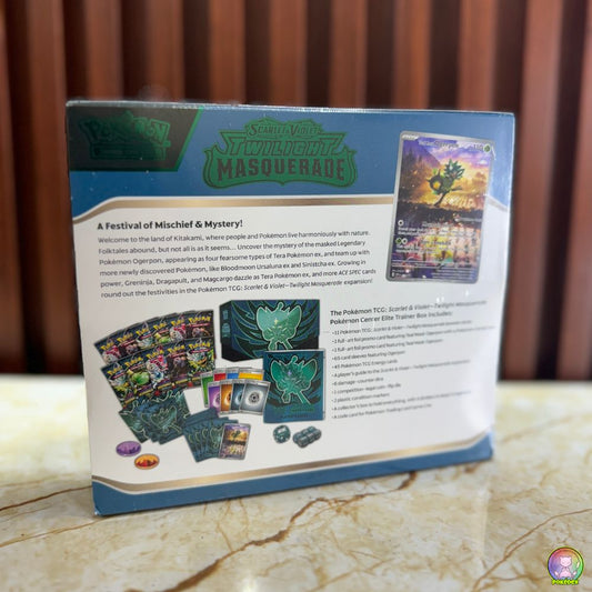 Pokémon Center EXCLUSIVE Elite Trainer Box (ETB) - Twilight Masquerade
