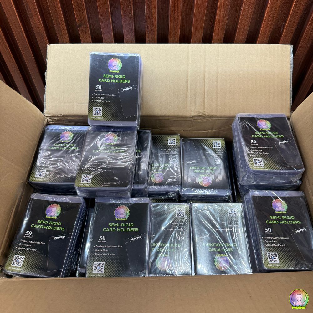 Pokedex SEMI RIGID Card Savers | TCG Supplies