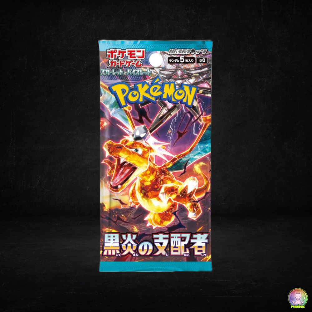 Pokmon TCG: Ruler of the Black Flames Booster PACK (Sealed) | Japanes Pokdex Pokmon TCG: Ruler of the Black Flames Booster PACK (Sealed) | Japanes Pokdex