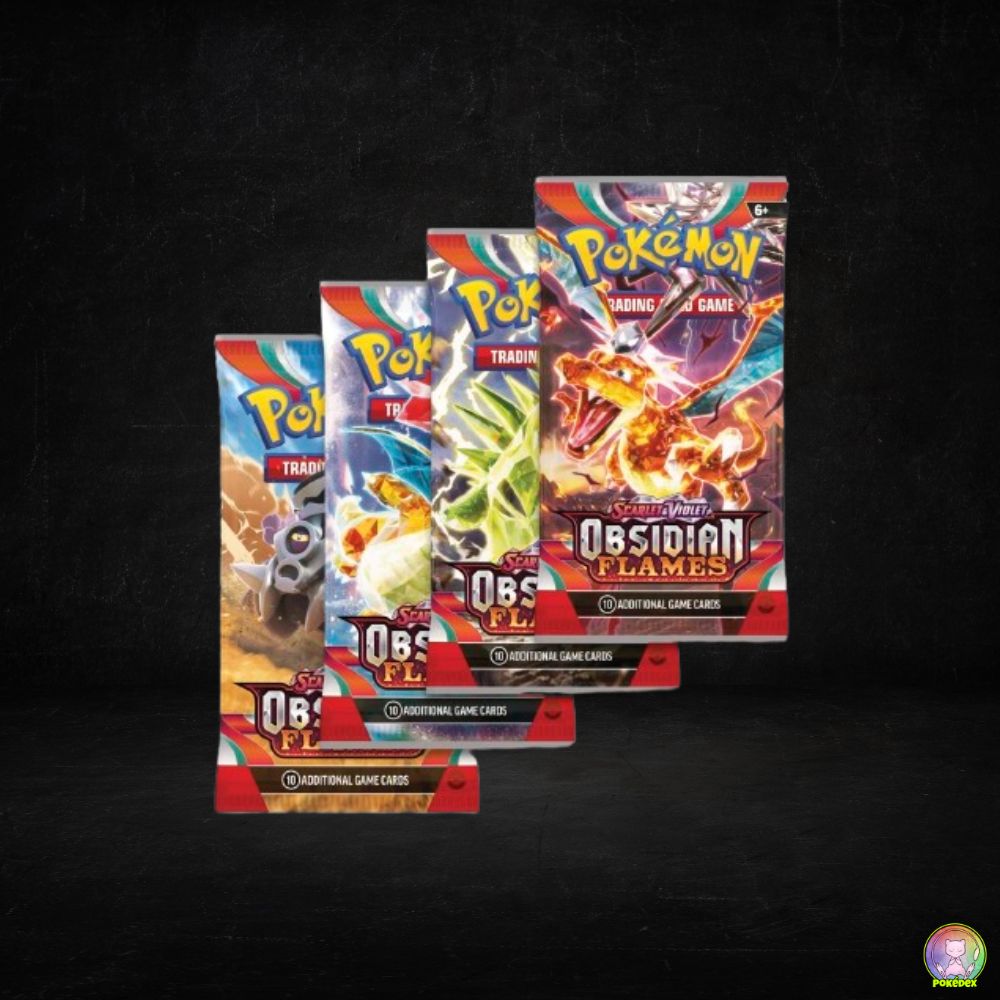 Pokmon TCG: Obsidian Flames Booster PACK (English) Pokdex Pokmon TCG: Obsidian Flames Booster PACK (English) Pokdex