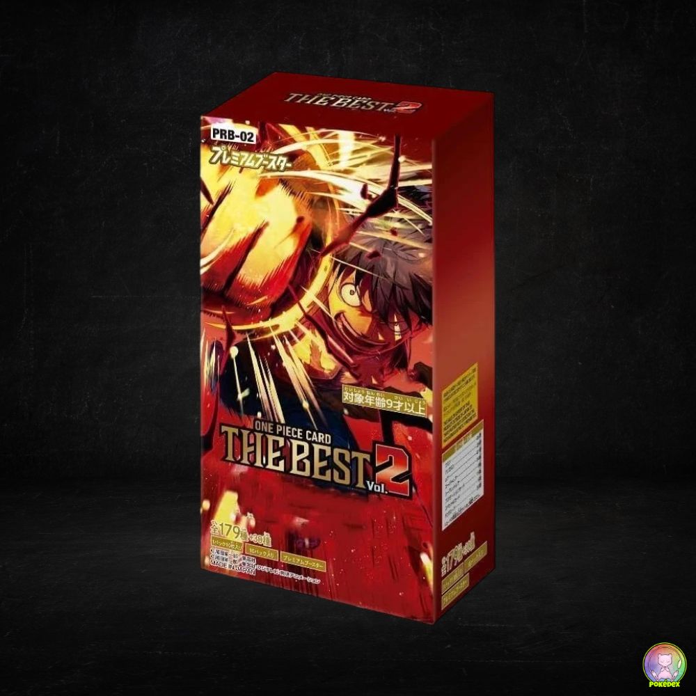 ONE PIECE Card Game PRB-02 Booster Box | The Best Vol.2 | Japanese Pokdex ONE PIECE Card Game PRB-02 Booster Box | The Best Vol.2 | Japanese Pokdex
