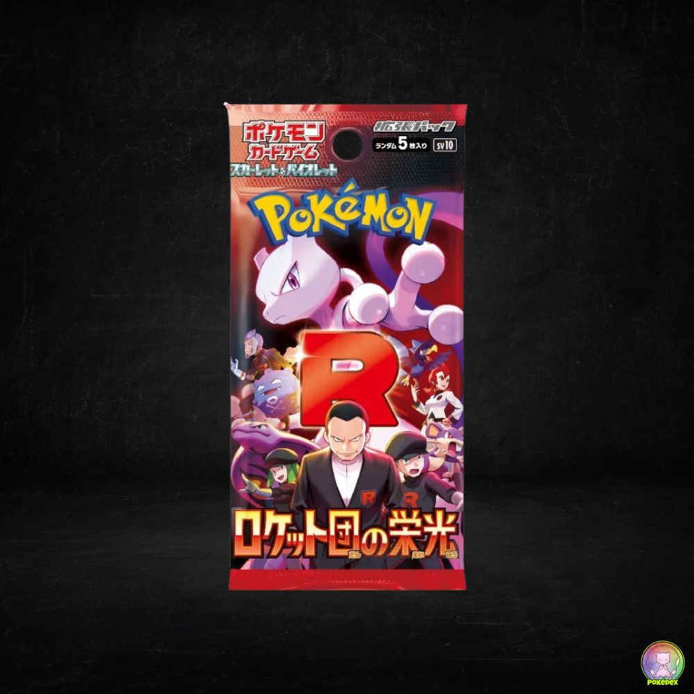 Pokémon TCG: Glory of Team Rocket Booster PACK Japanese [Sv10]