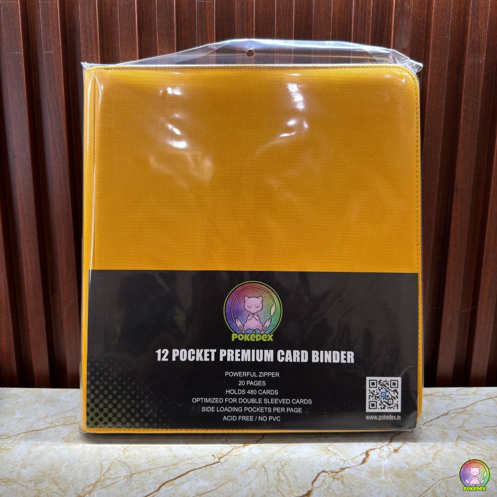 Pokedex 12 Pocket Premium Card BINDER | 1st Edition