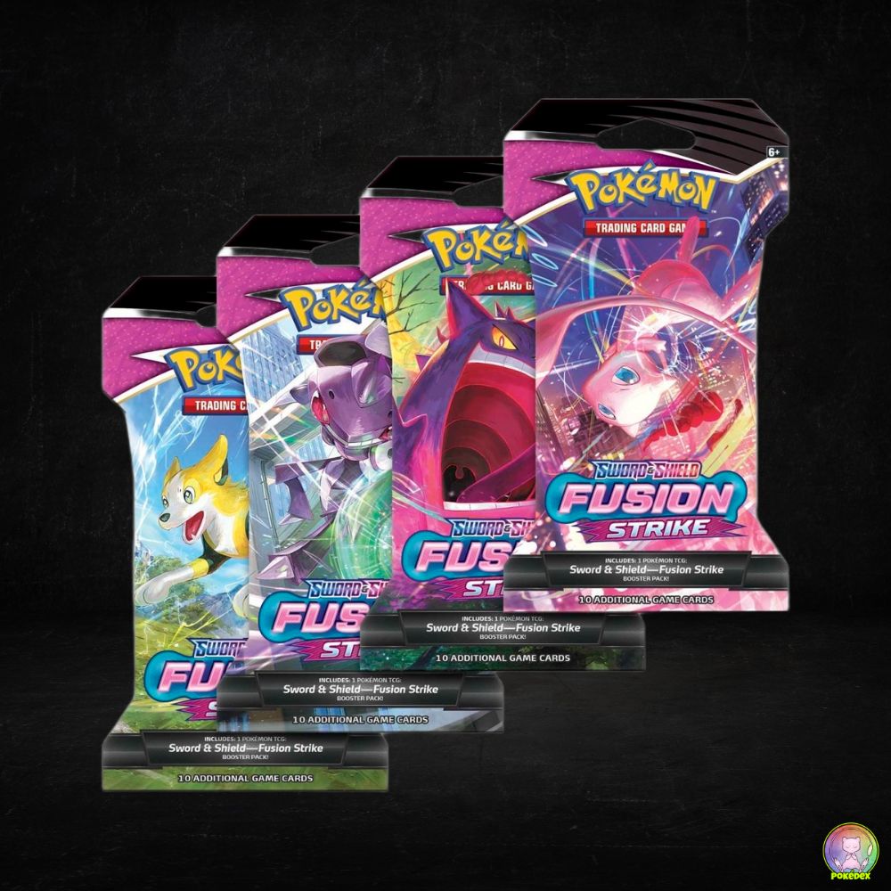 Sleeved Fusion Strike Booster Pack Pokdex Sleeved Fusion Strike Booster Pack Pokdex