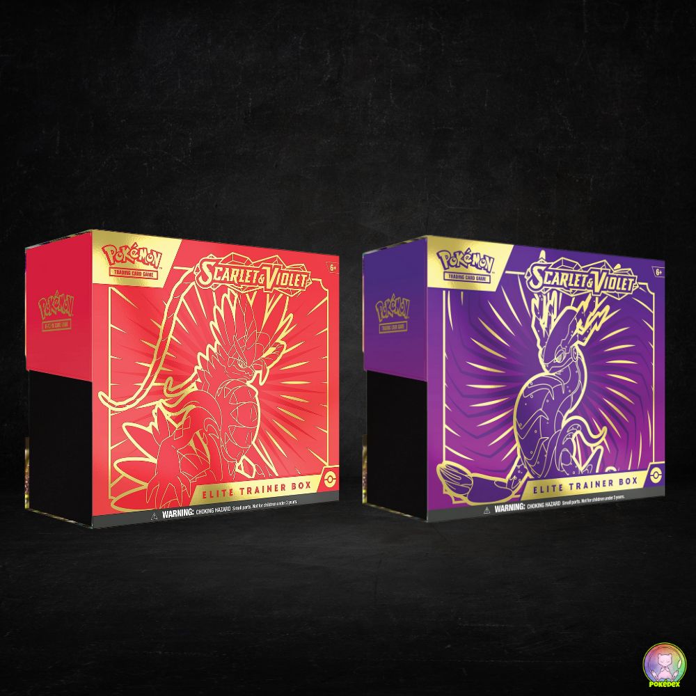 Pokmon TCG: Scarlet & Violet Elite Trainer Box (Miraidon or Koraidon) Pokdex Pokmon TCG: Scarlet & Violet Elite Trainer Box (Miraidon or Koraidon) Pokdex