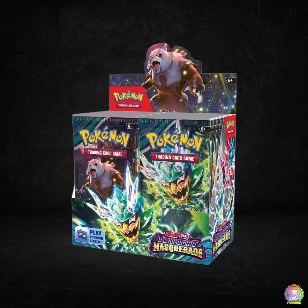 Pokmon TCG: Twilight Masquerade Booster BOX Pokdex Pokmon TCG: Twilight Masquerade Booster BOX Pokdex