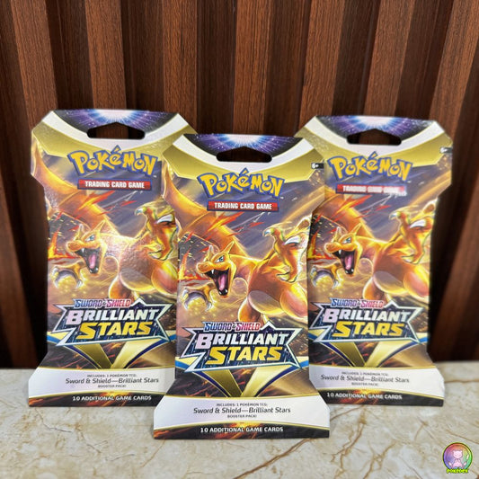 Sleeved Brilliant Stars Booster Packs