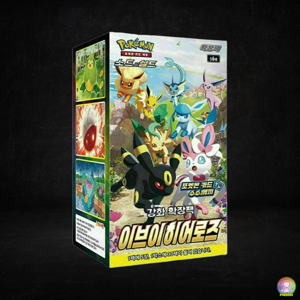 Pokmon TCG: Eevee Heores Booster Box (KOREAN) Pokdex Pokmon TCG: Eevee Heores Booster Box (KOREAN) Pokdex