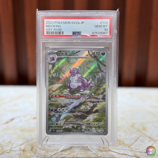 PSA 10 Pokémon NIDOKING AR Japanese 174/165 | Graded Card/Slab