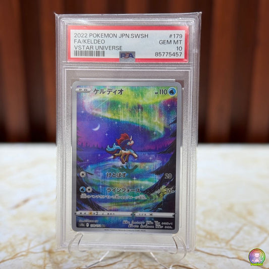 PSA 10 Pokémon KELDEO AR Japanese 179/172 | Graded Card/Slab