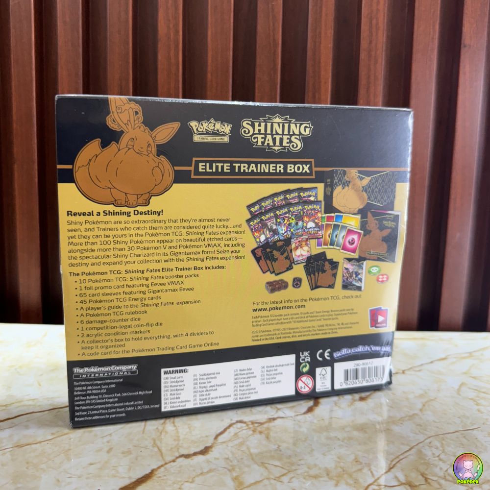 Pokmon TCG: Shining Fates Elite Trainer Box Pokdex Pokmon TCG: Shining Fates Elite Trainer Box Pokdex