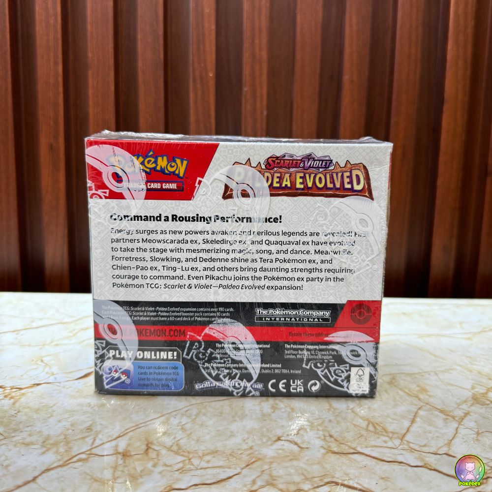 Pokmon TCG: Paldea Evolved Booster Box (36 Packs) Pokdex Pokmon TCG: Paldea Evolved Booster Box (36 Packs) Pokdex