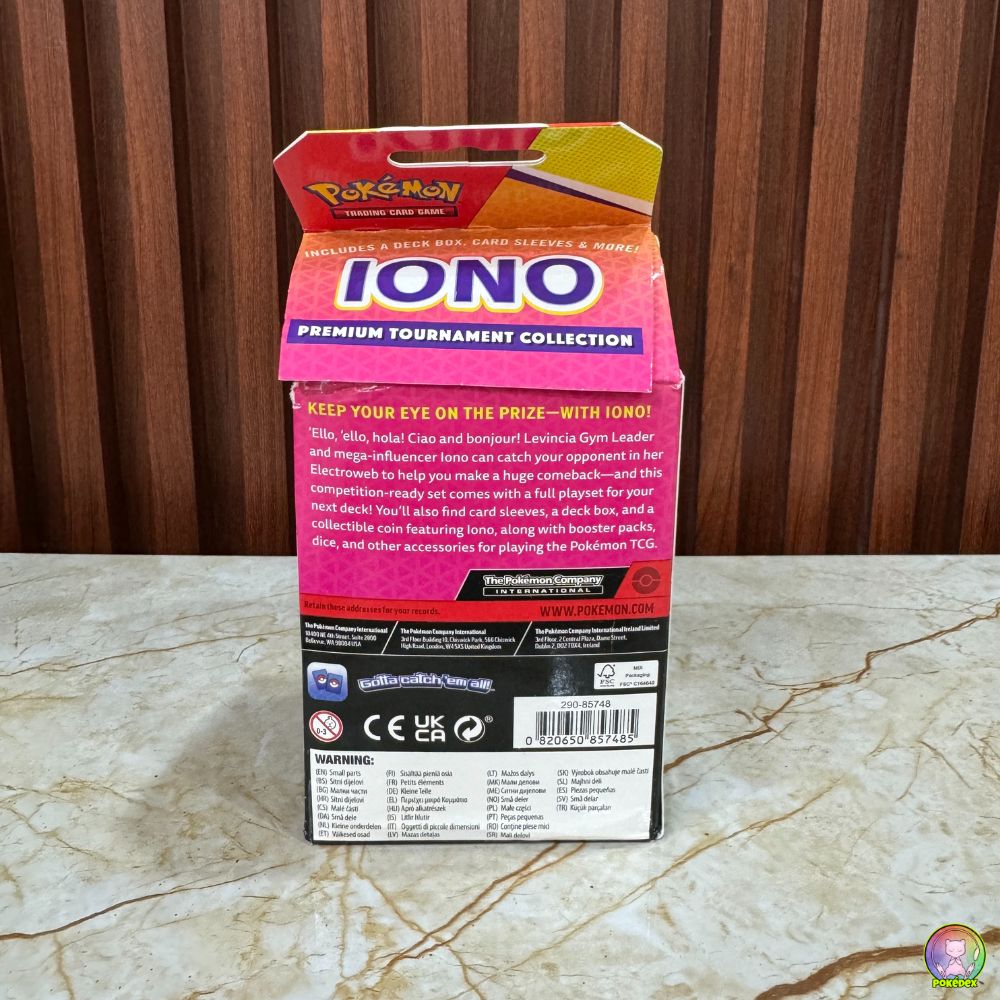 Pokmon TCG: Iono Premium Tournament Collection Pokdex Pokmon TCG: Iono Premium Tournament Collection Pokdex