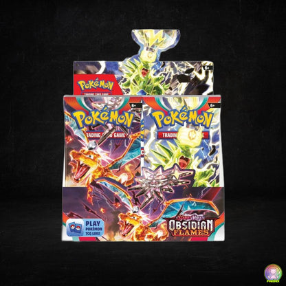 obsidian flames booster box 36 pack Pokémon TCG: Obsidian Flames Booster Box (36 Packs) – Pokédex