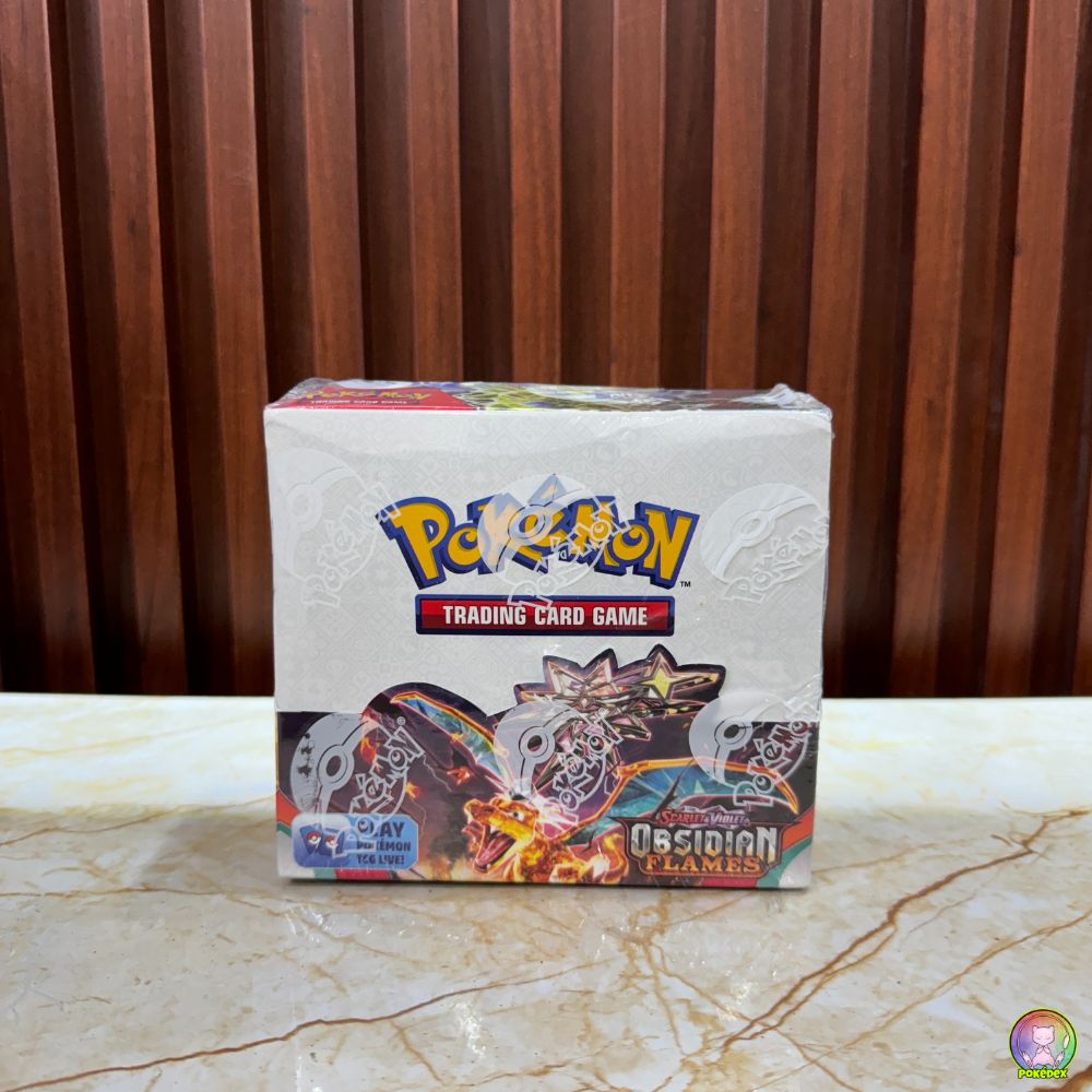 Pokmon TCG: Obsidian Flames Booster Box (36 Packs) Pokdex Pokmon TCG: Obsidian Flames Booster Box (36 Packs) Pokdex