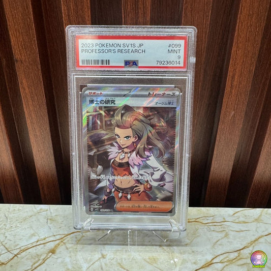 PSA 9 Pokémon Professors Research 099/078 Japanese | Graded Slab