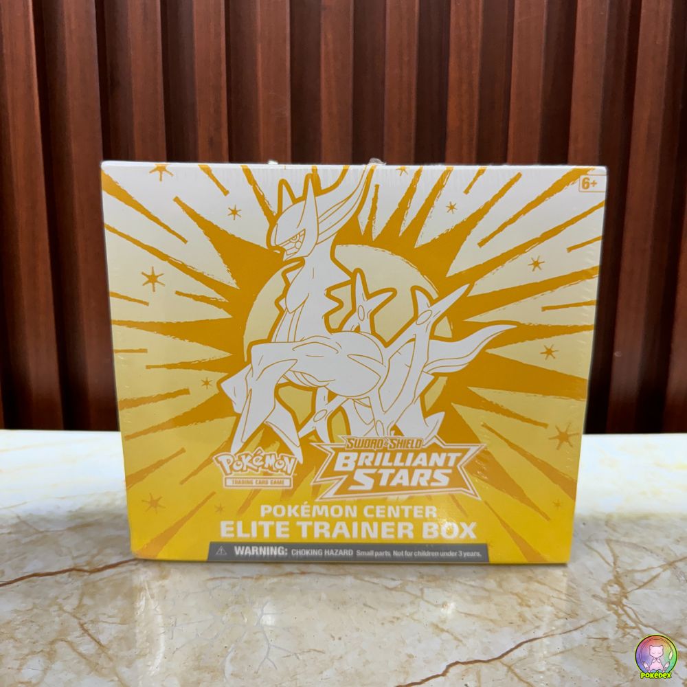 Pokémon Center Exclusive Elite Trainer Box - Brilliant Stars (Check seal photos)