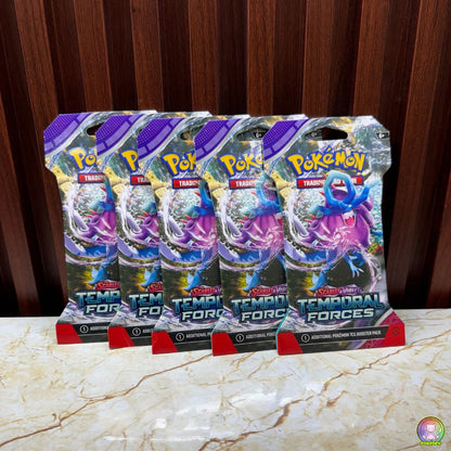 Pokmon TCG: Scarlet & Violet- Temporal Forces Sleeved Booster Pack (1 Pokdex Pokmon TCG: Scarlet & Violet- Temporal Forces Sleeved Booster Pack (1 Pokdex