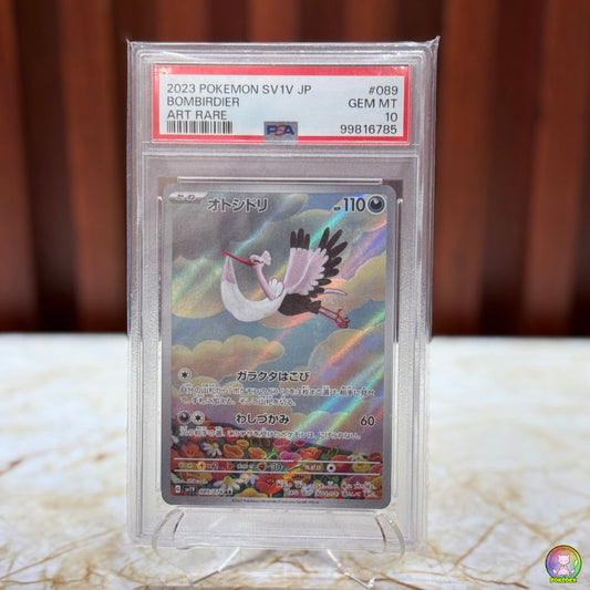 PSA 10 Pokémon BOMBIRDIER AR Japanese 089/078 | Graded Card/Slab