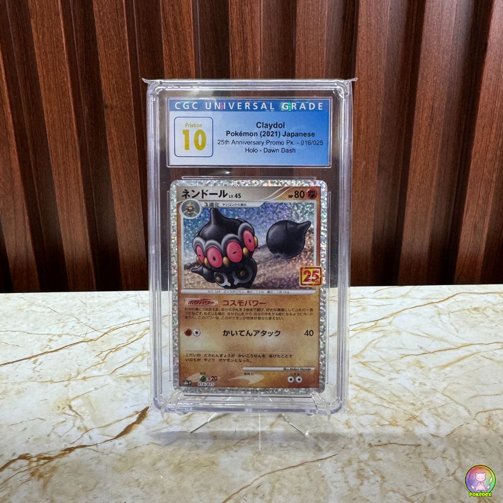 CGC 10 Pokémon Claydol 25th Anniversary Japanese | Graded Slab