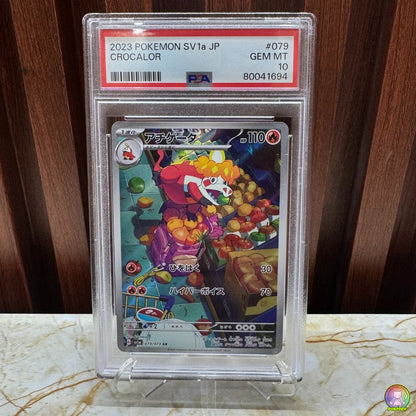 PSA 10 Pokémon Crocalor SV1a Triplet Beat 079 Japanese | Graded Slab