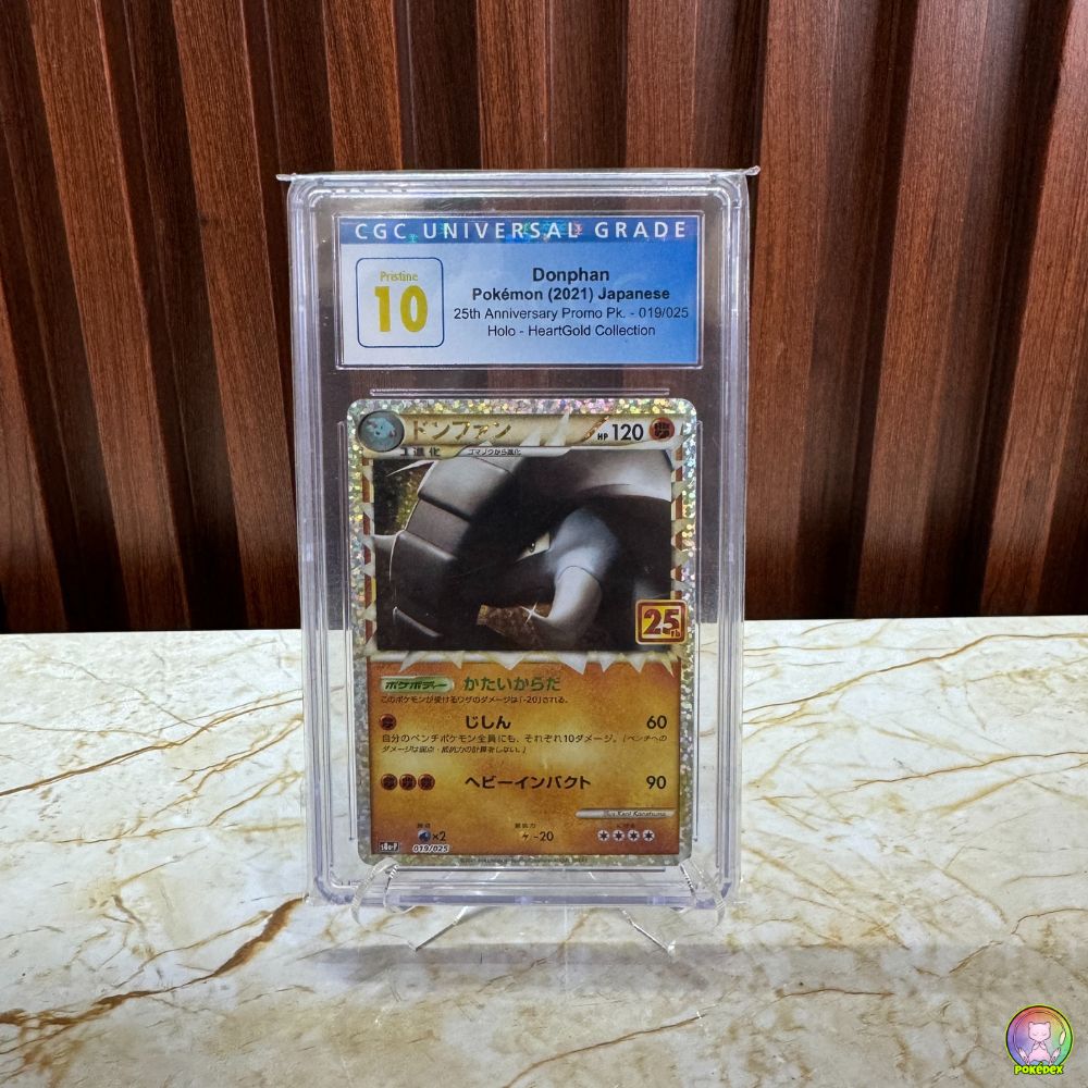 CGC 10 Pokémon Donphan 25th Anniversary Japanese | Graded Slab