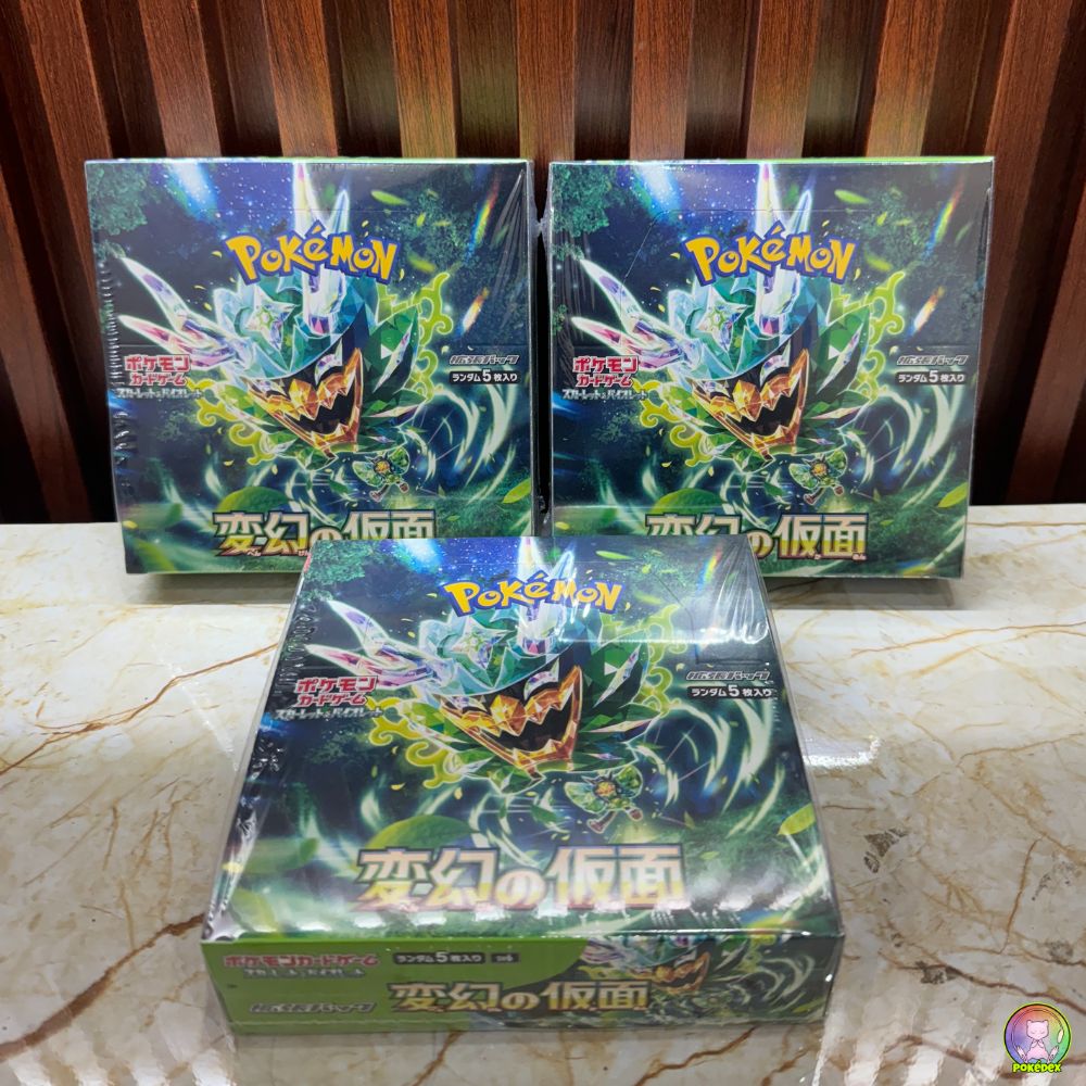 Transform Mask Booster Box Mask Of Change Pokemon Card Booster Box (Japanese) - Sealed SV6 Set, 30 Packs, 2024 Release, Brand New From Japan Transform Mask Booster Box Mask Of Change Pokemon Card Booster Box (Japanese) - Sealed SV6 Set, 30 Packs, 2024 Release, Brand New From Japan