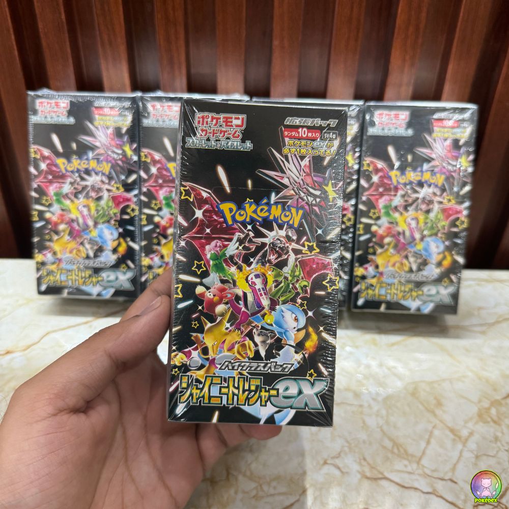 Japanese Pokmon Cards Pokemon SV4a Shiny Treasure Ex Booster Box - Japanese Version (10 Packs) *US Seller Japanese Pokmon Cards Pokemon SV4a Shiny Treasure Ex Booster Box - Japanese Version (10 Packs) *US Seller