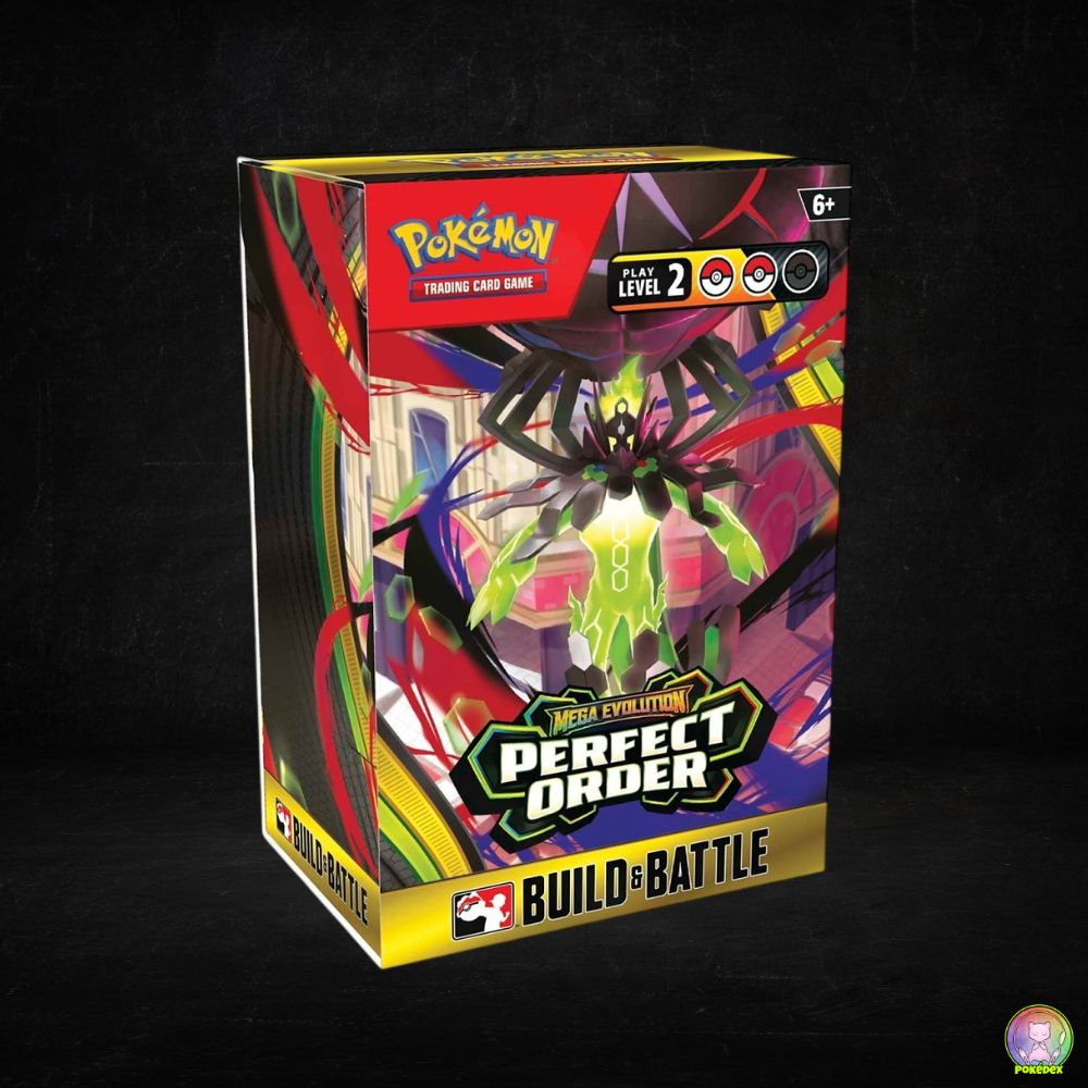 Pokémon TCG: Mega Evolution - Perfect Order Build & Battle Box