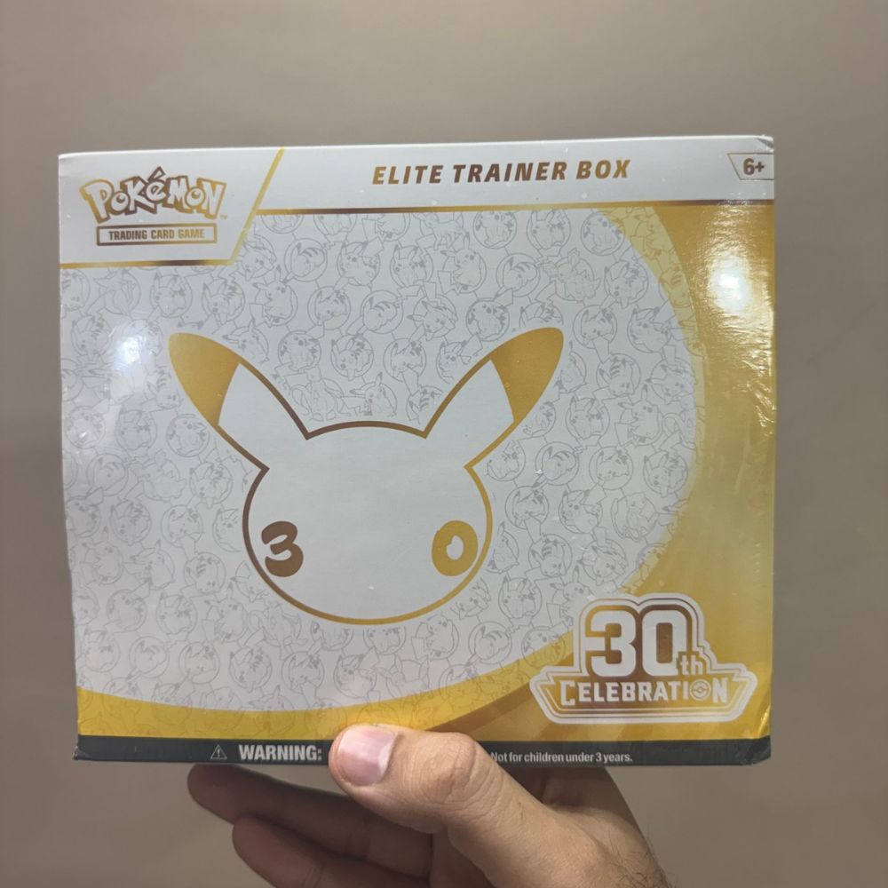 Pokémon TCG: 30th Celebration Elite Trainer Box | [Tear in Seal] - NOT for sealed collectors