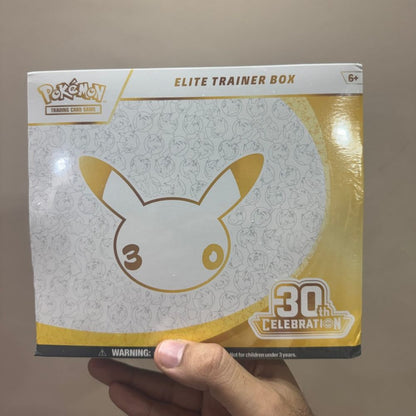 Pokémon TCG: 30th Celebration Elite Trainer Box | [Tear in Seal] - NOT for sealed collectors