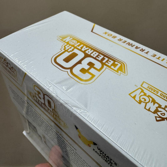 Pokémon TCG: 30th Celebration Elite Trainer Box | [Tear in Seal] - NOT for sealed collectors
