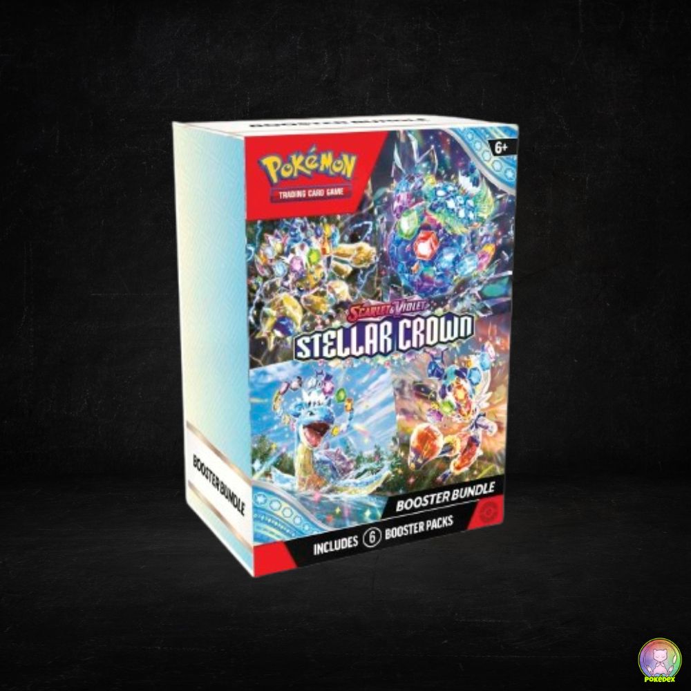 Pokémon TCG: Stellar Crown Booster Bundle (6 Packs)