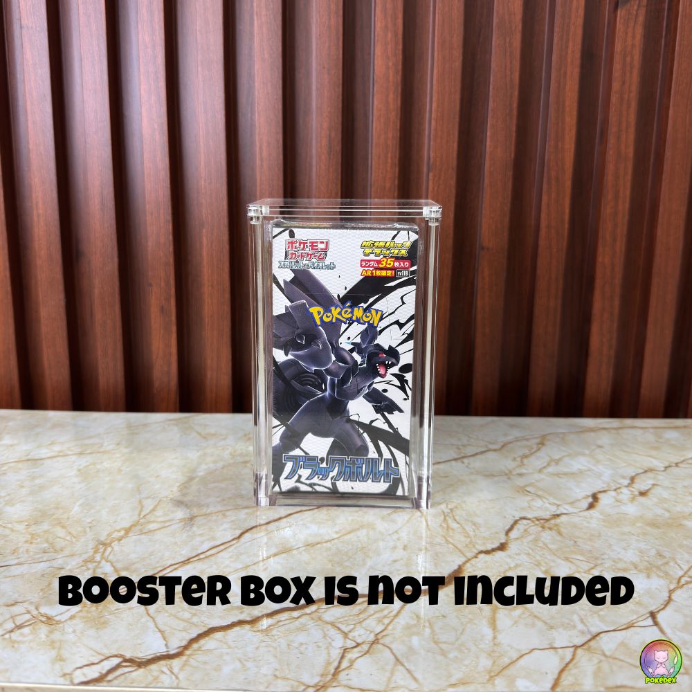 Pokedex TCG Acrylic Display Cases | Booster Box & ETB