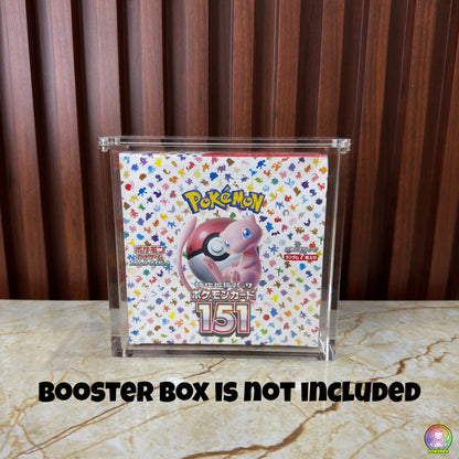 Pokedex TCG Acrylic Display Cases | Booster Box & ETB