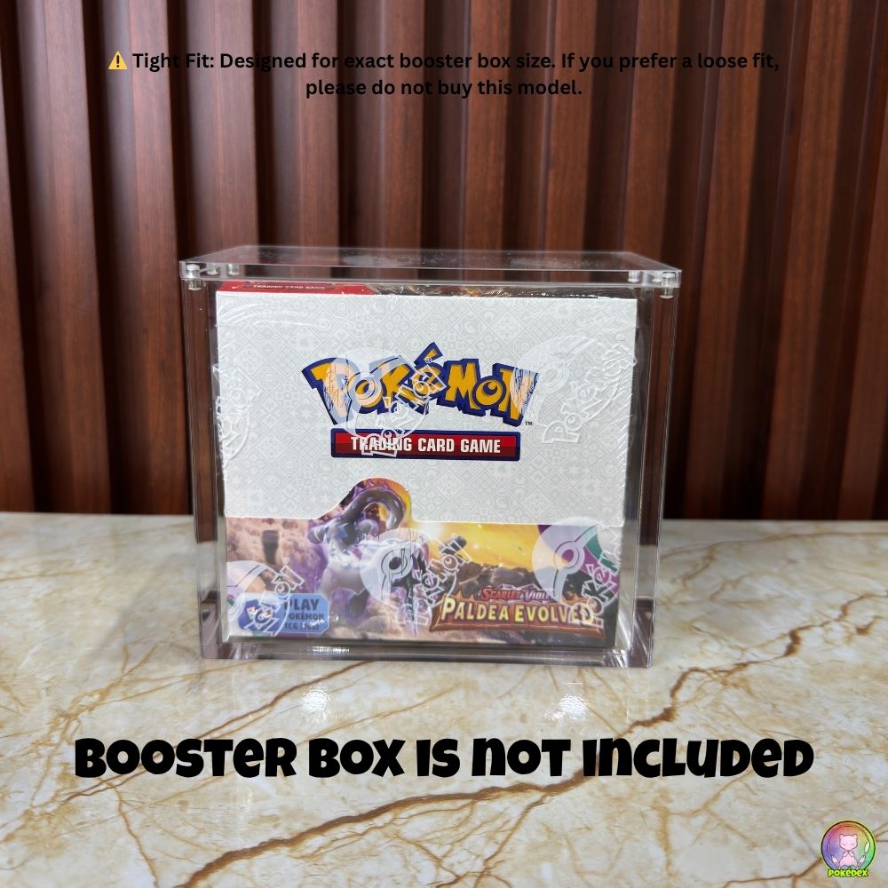Pokedex TCG Acrylic Display Cases | Booster Box & ETB Pokdex Pokedex TCG Acrylic Display Cases | Booster Box & ETB Pokdex