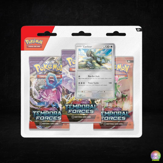 Pokémon TCG: Scarlet & Violet - Temporal Forces 3 Booster Packs | 3 Pack Blister