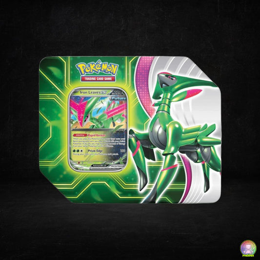 Pokémon TCG: Paradox Clash Tin | Walking Wake ex/Iron Leaves ex