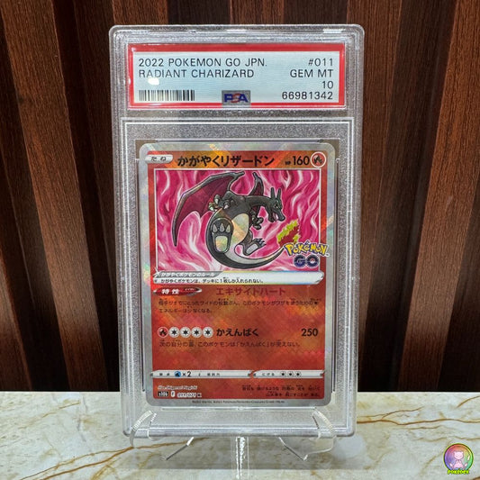 PSA 10 Pokémon RADIANT CHARIZARD Holo s10b Japanese | Graded Slab