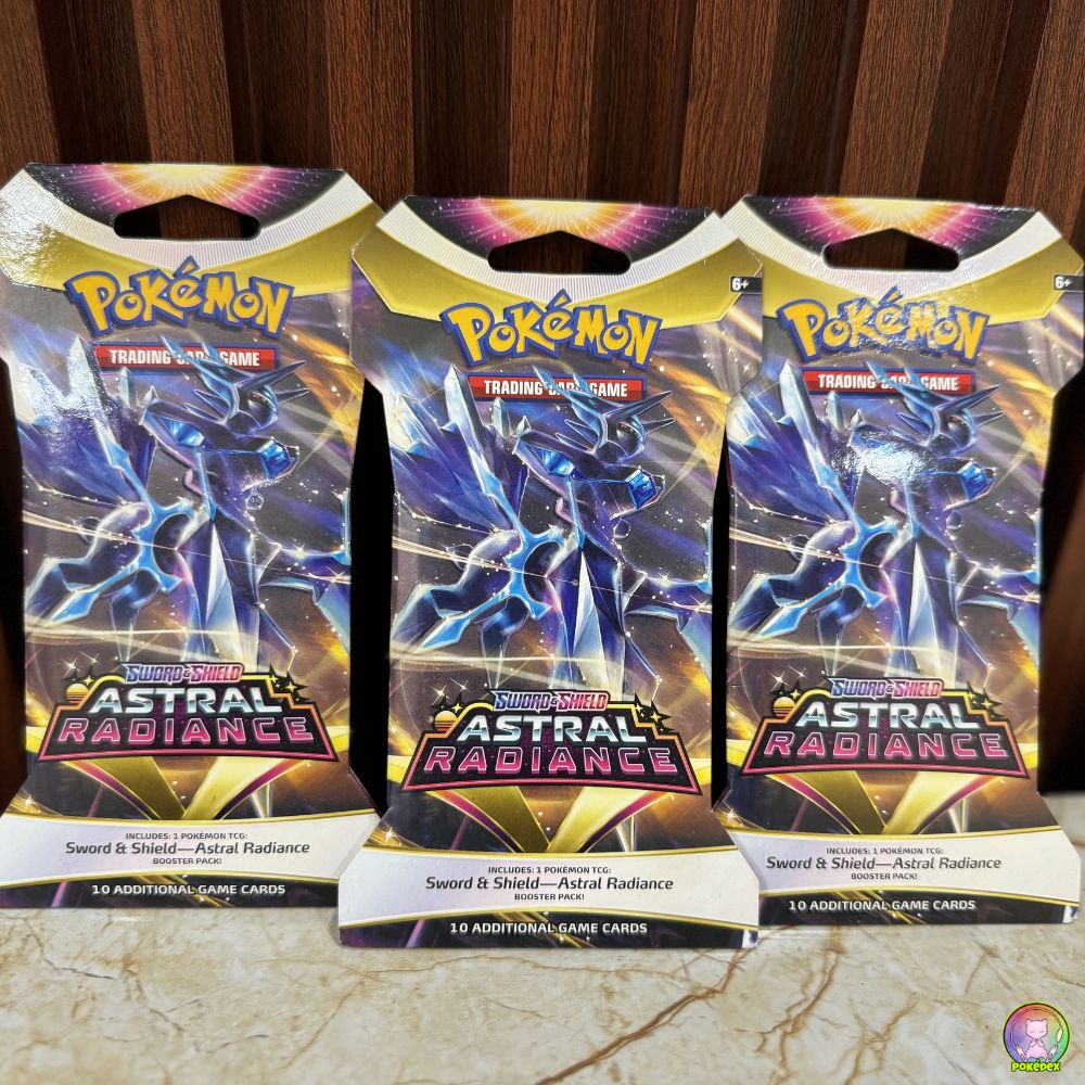 Sleeved Astral Radiance Booster Packs