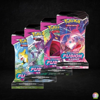 Sleeved Fusion Strike Booster Pack Pokdex Sleeved Fusion Strike Booster Pack Pokdex