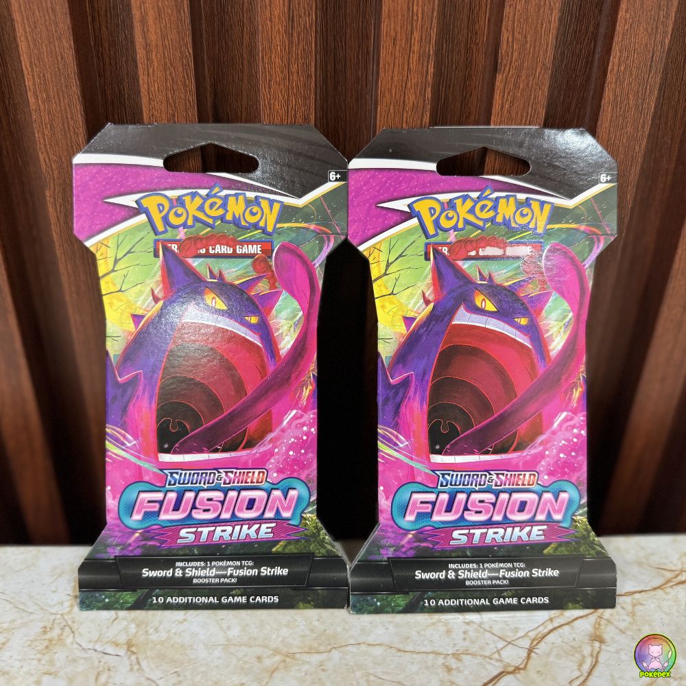 Fusion Strike Booster Pack Pokemon TCG Sealed Mint From Box Mew, Espeon, Gengar Fusion Strike Booster Pack Pokemon TCG Sealed Mint From Box Mew, Espeon, Gengar