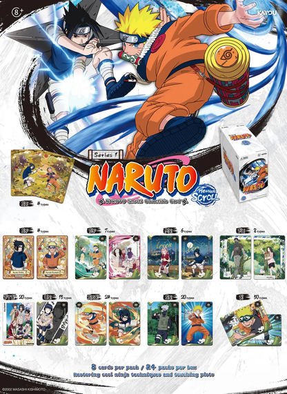 Naruto Kayou Smriti Heaven Scroll Display Box (English Version) | Series 1